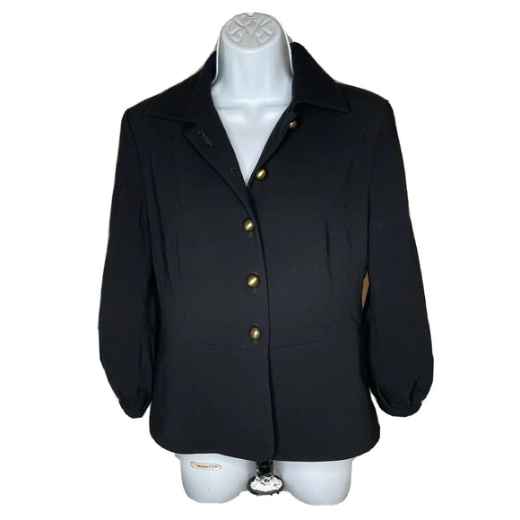 Cabi Womens Blazer Abbott Jacket Size 4 Black Blazer Style 3027 New NWT - Picture 1 of 5